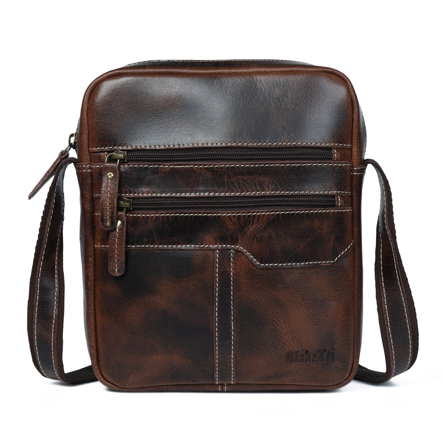 The Compact Messenger- Dark Brown - Osadia Concept Store