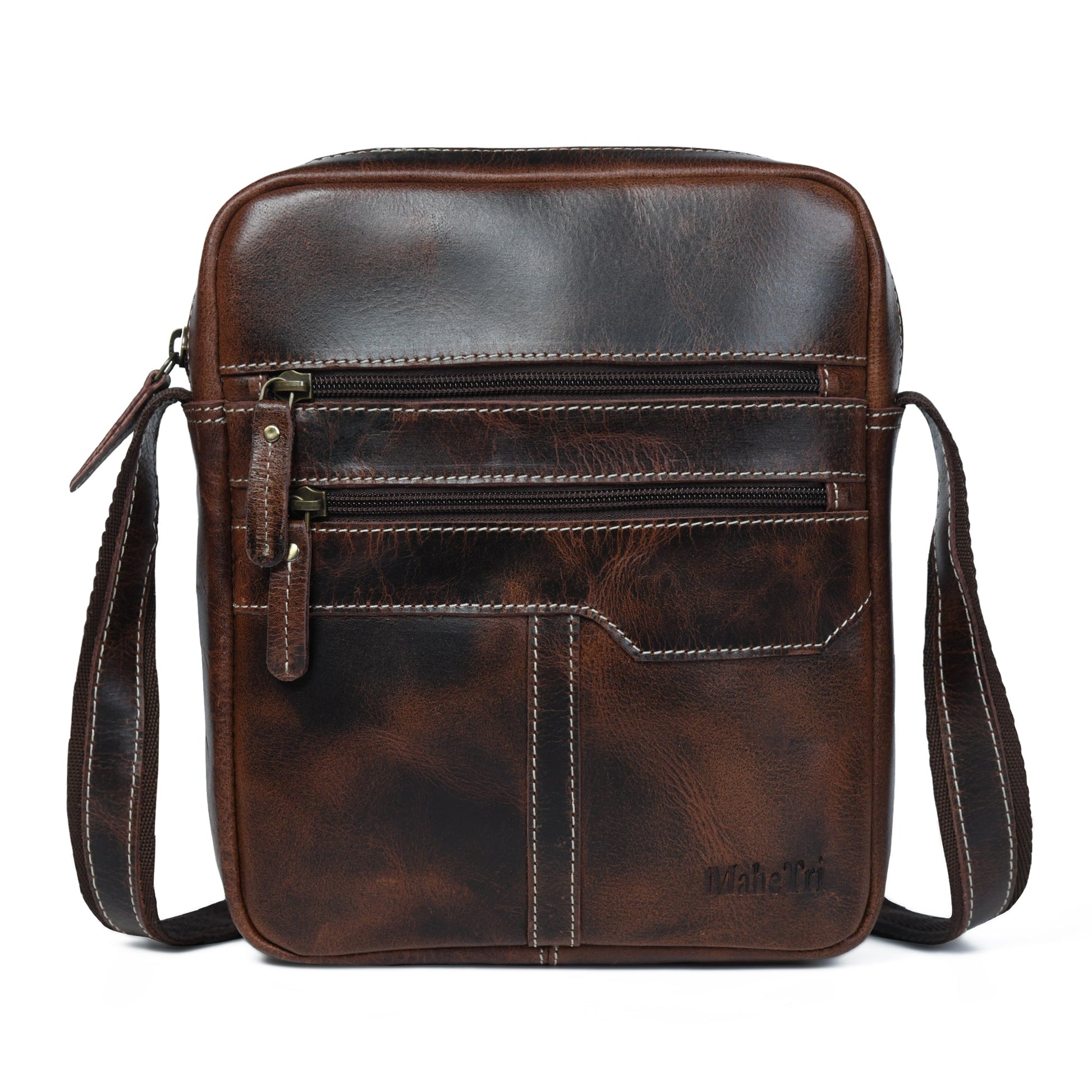 The Compact Messenger- Dark Brown - Osadia Concept Store