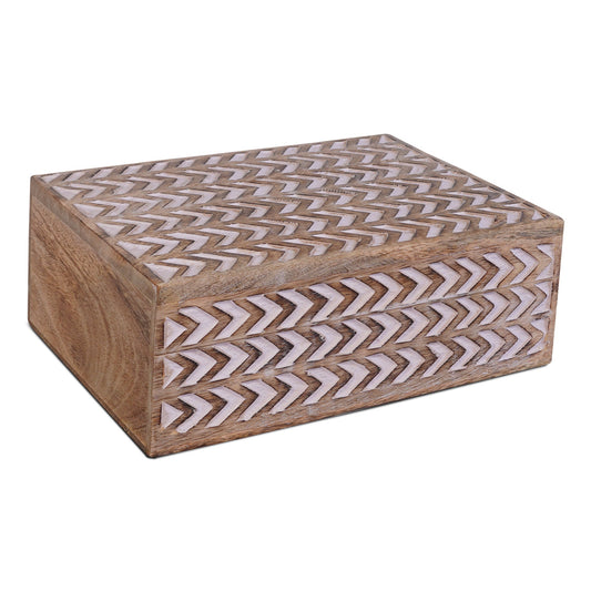 Arrow Boxes in Light Burnt over White