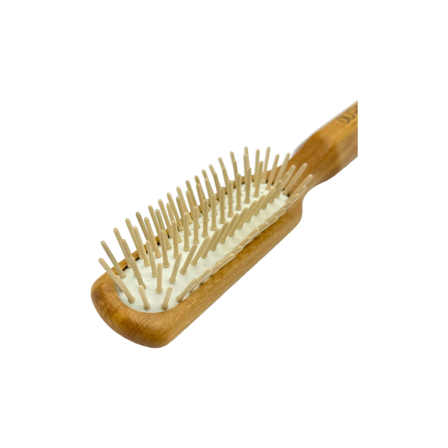 Dural Olive wood rubber cushion hair brush with wooden pins