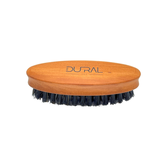 Dural Pear wood beard brush with soft natural bristles