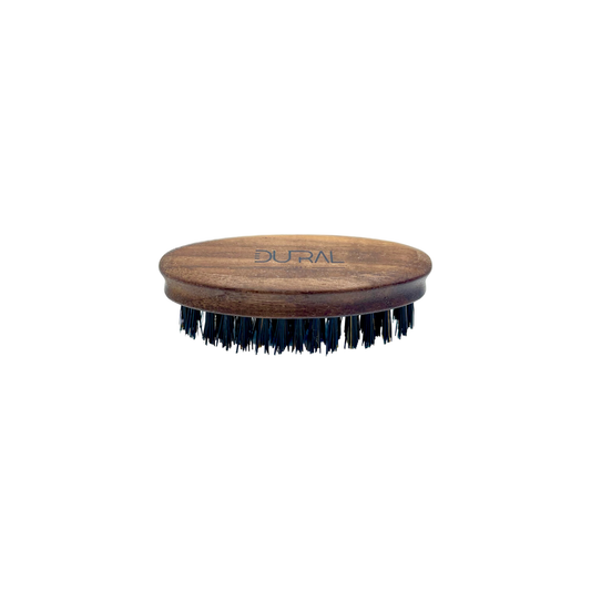 Dural nutwood beard brush with pure wild boar bristles