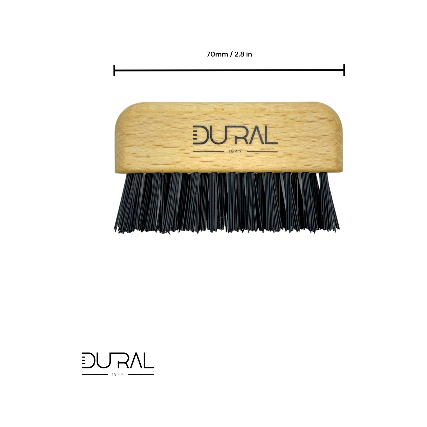 Dural Beech wood brush & comb cleaner with nylon bristles