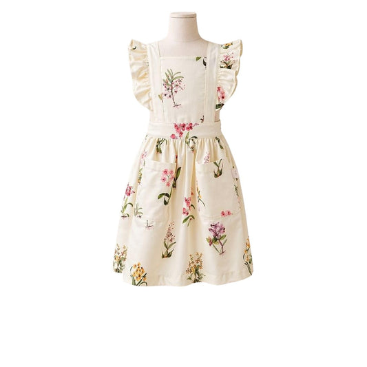 Botanical Orchid Little Hostess Apron
