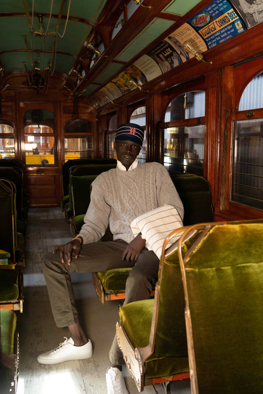 Cotton Pinstripe Throws