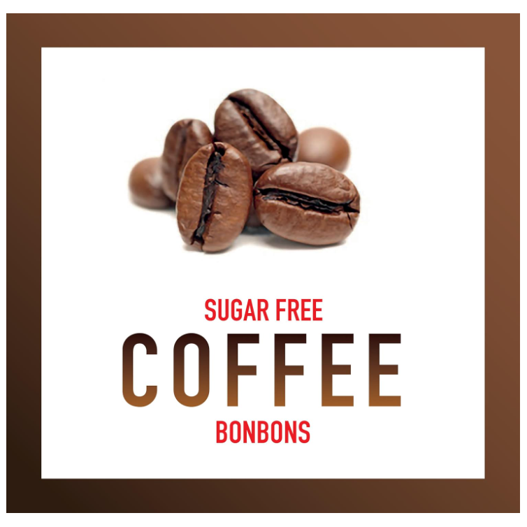 Swiss Imports Coffee Sugar Free Bonbons Hard Candy Drops  1.4 Oz