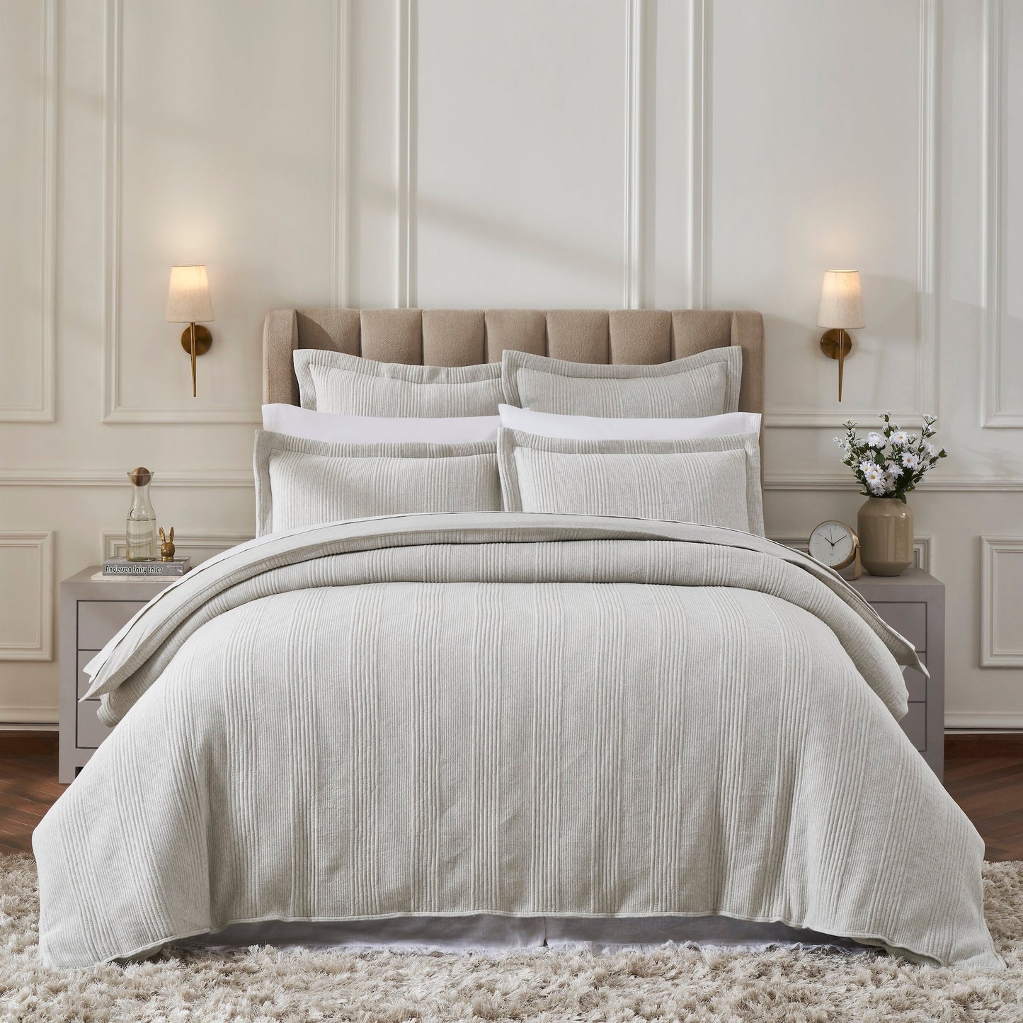Savoy Quilted Jersey Duvet Cover