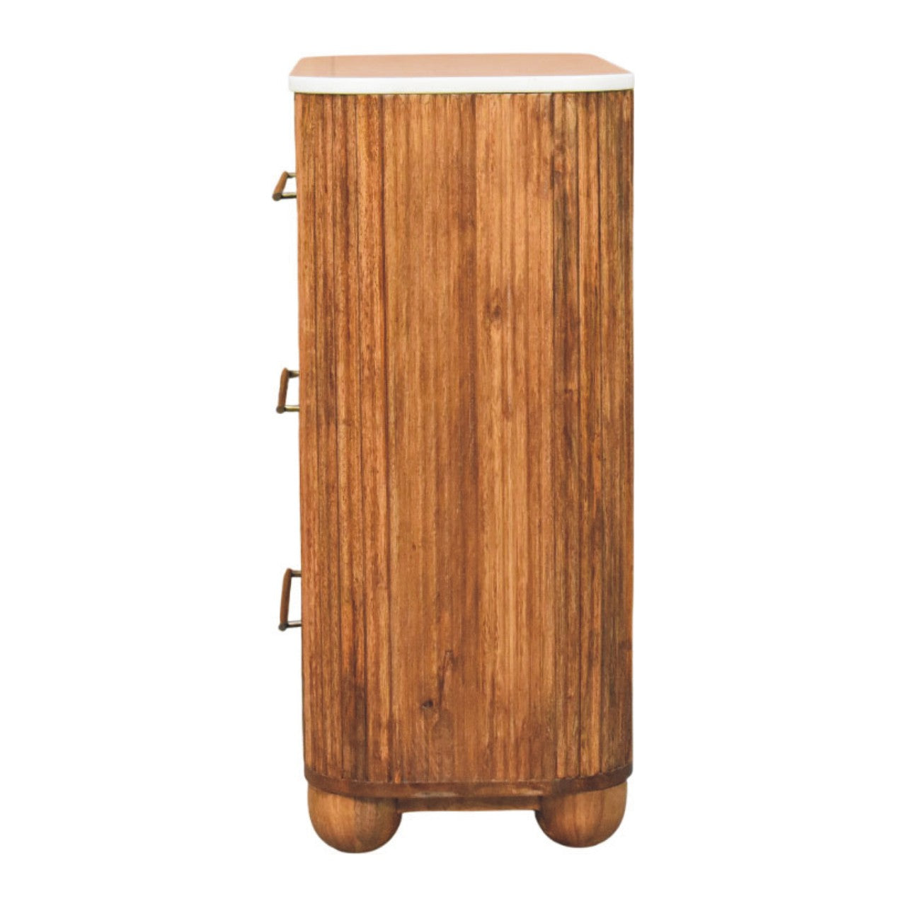 Artisan Furniture Solid Wood Beaumont Marble Bedside