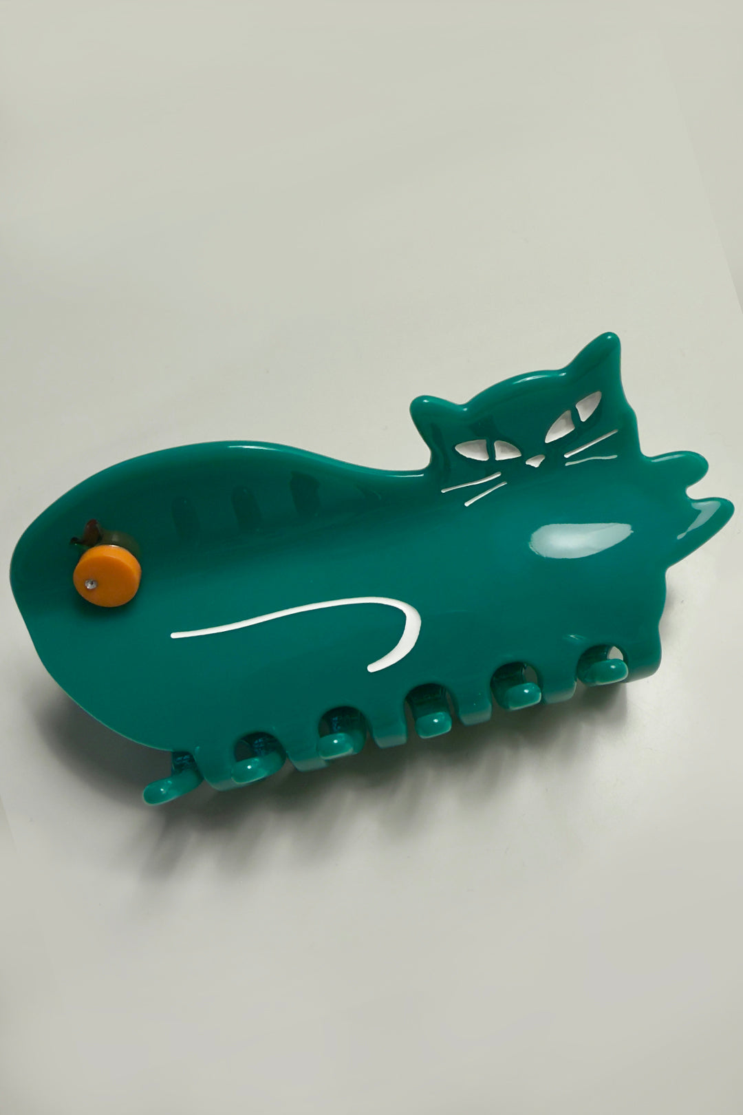 Orange Green Cat Hair Claw