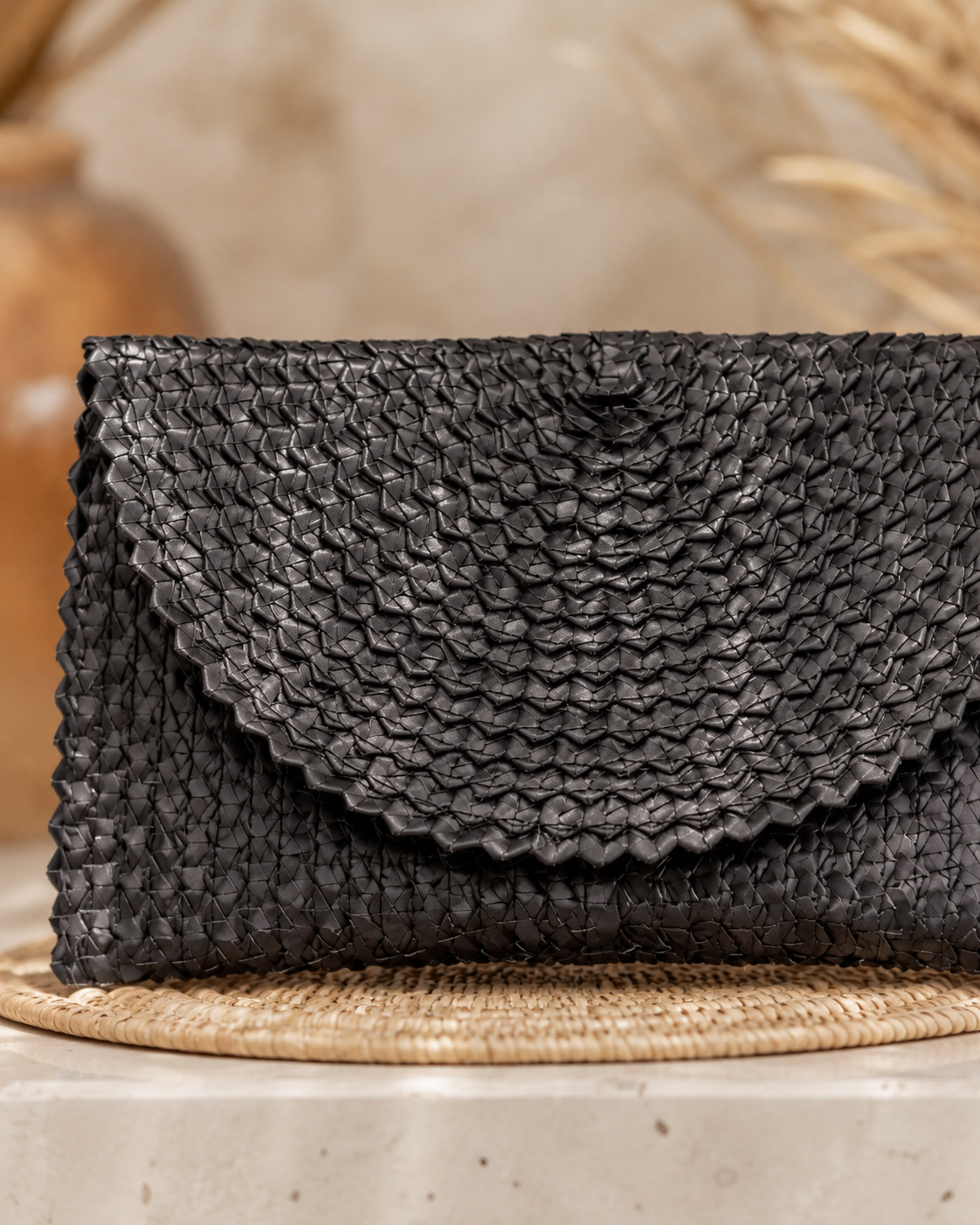 Rattan Clutch