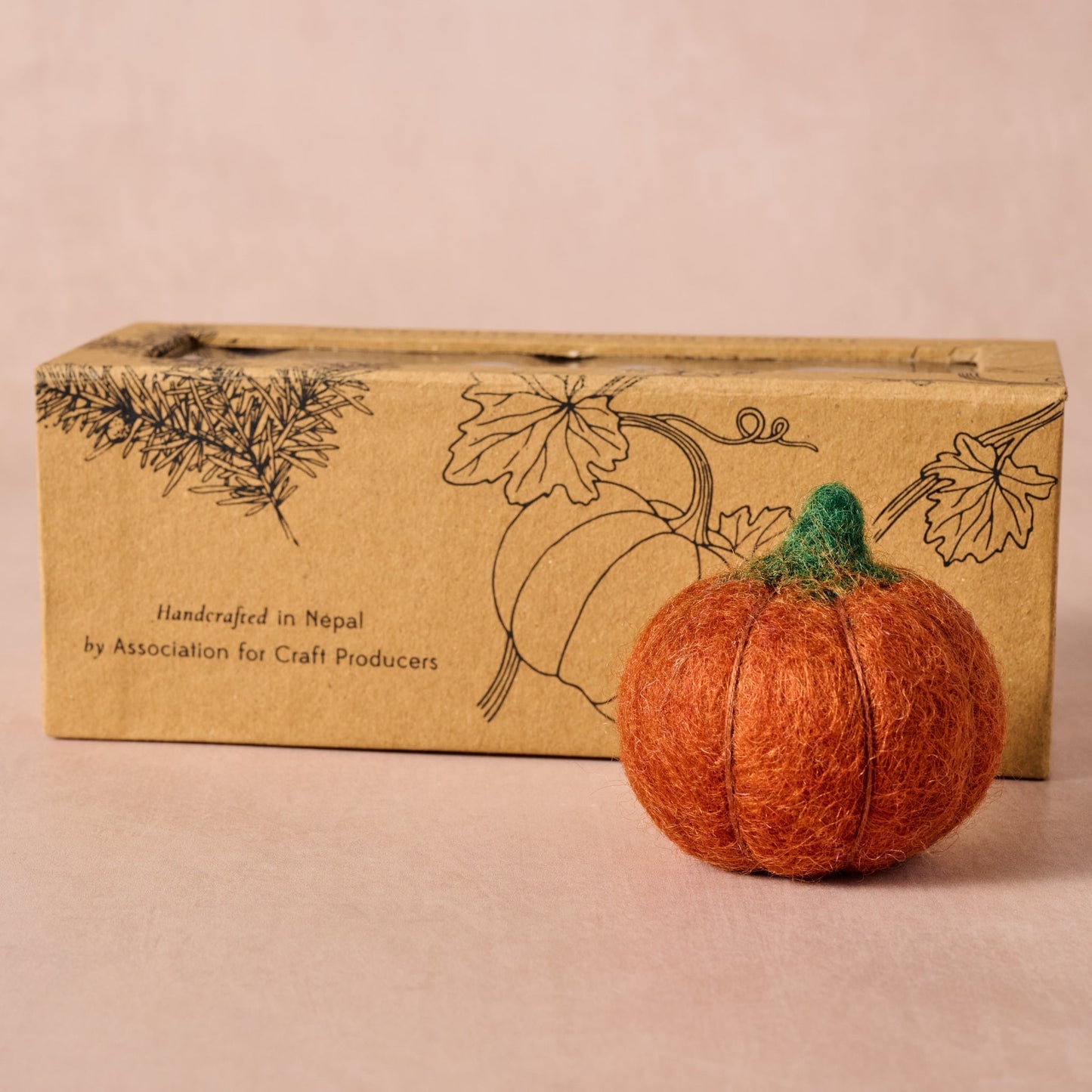 Sapha Pumpkin Shaped Felted Soaps
