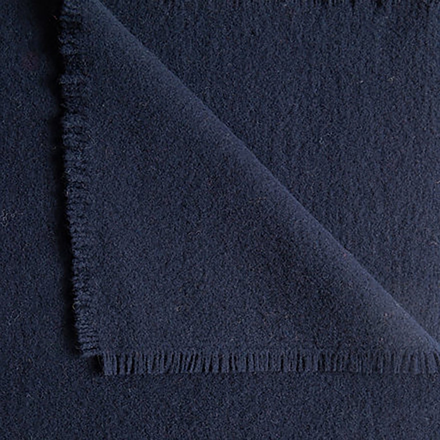 Boucle Extra Fine Merino Wool Throw ~ Midnight Blue ~