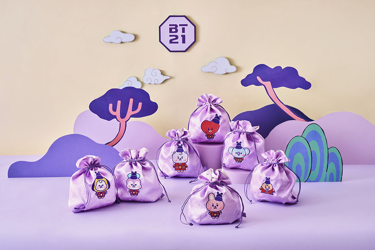 BTS x BT21 Baby Good Luck Pouch K-Edition Ver.2