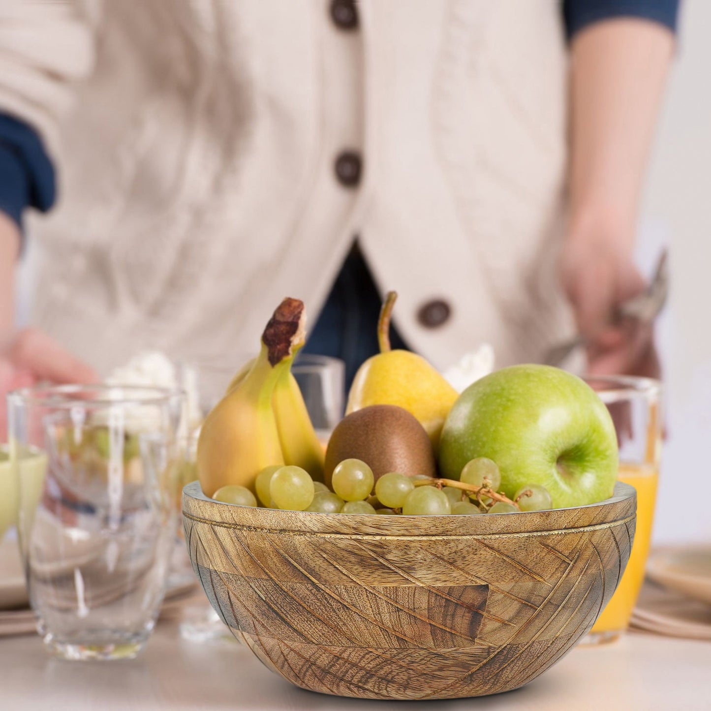 Jai Valley Mangowood Decorative Bowls