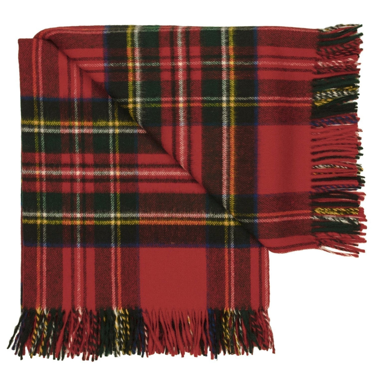 Prince of Scots  Merino Wool Throw - Royal Stewart