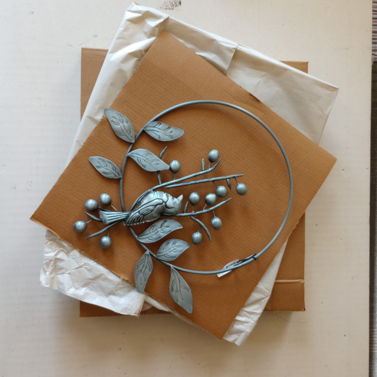 Peace Dove Iron Wreath