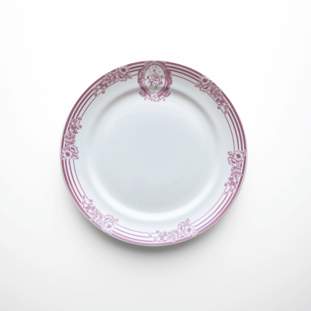 Pink Symphony 12-Piece Porcelain Dinnerware Set