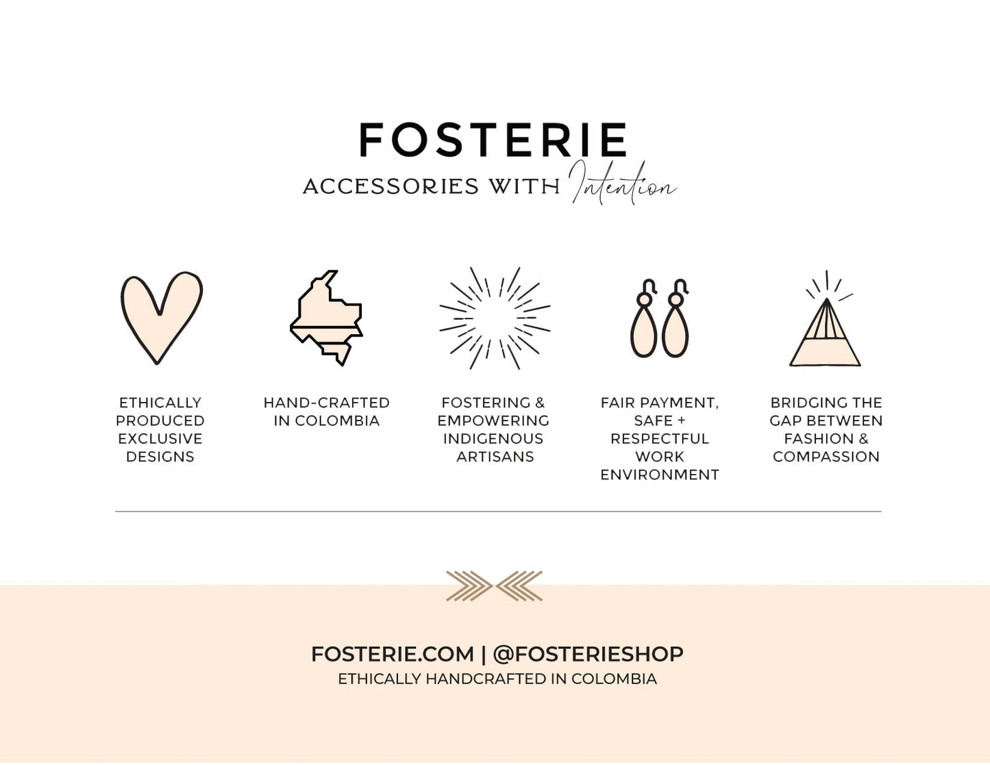 Flame Embera Earrings