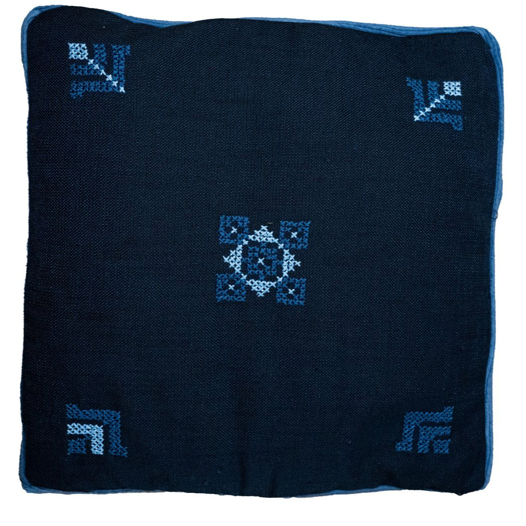 Feathers Pillow Cover - Blue