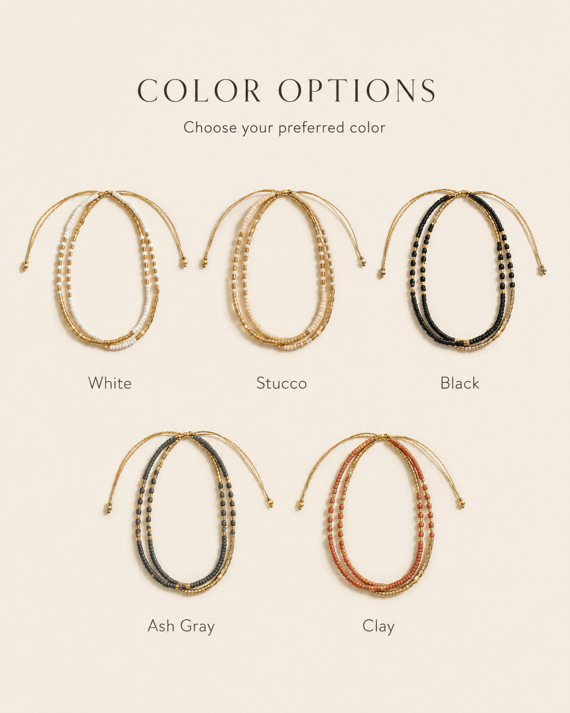 Golden Beaded Bracelet