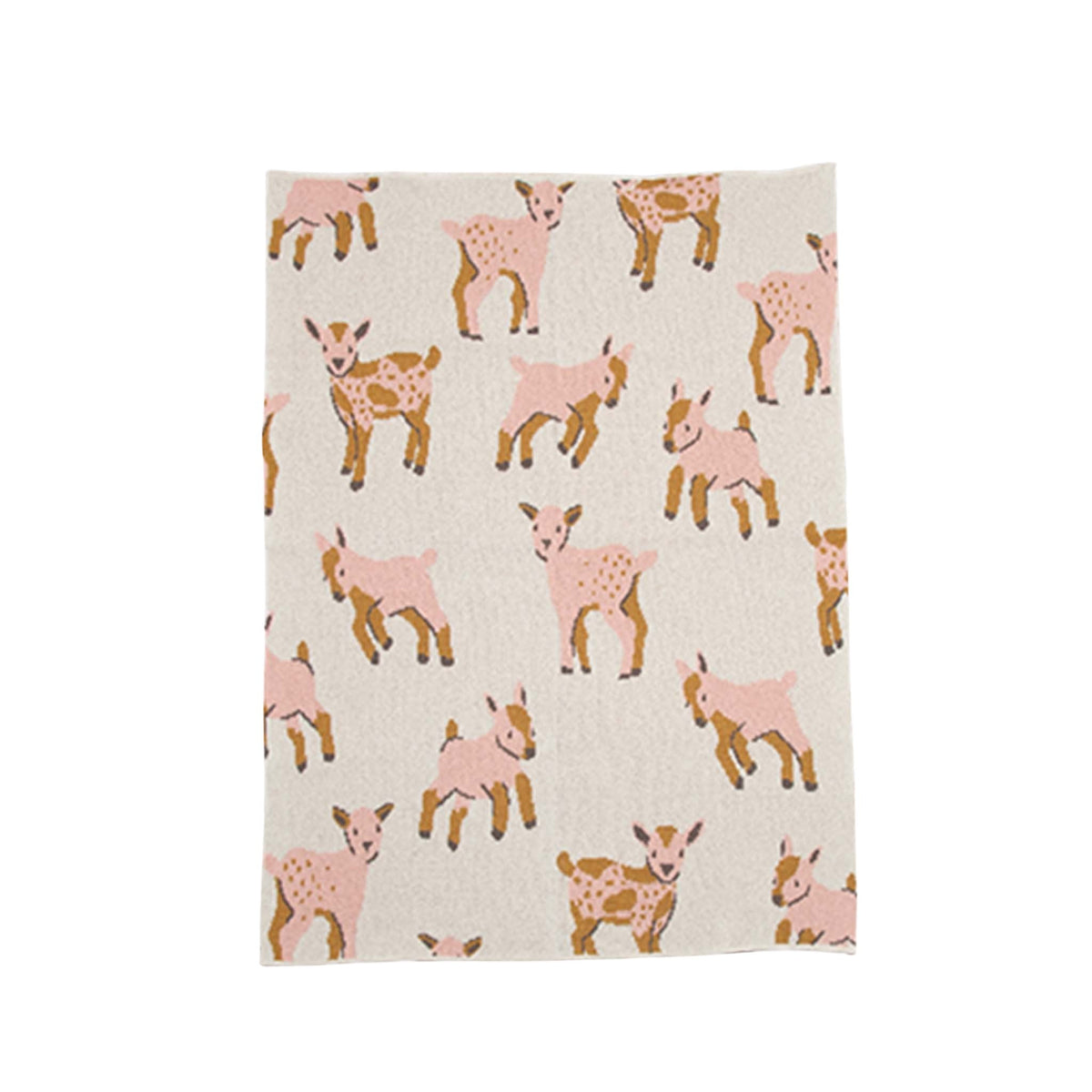 Baby Goat - Cotton Knit Blanket