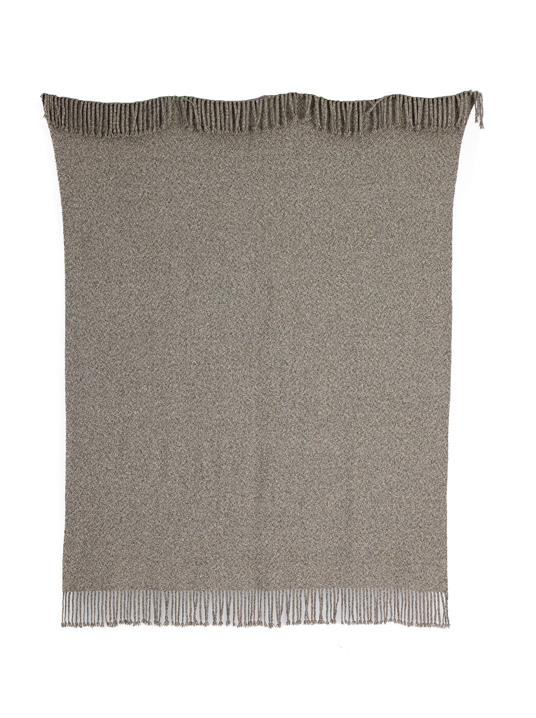 Kulsi Collection - Pima Cotton & Undyed Baby Alpaca Graphite Throw