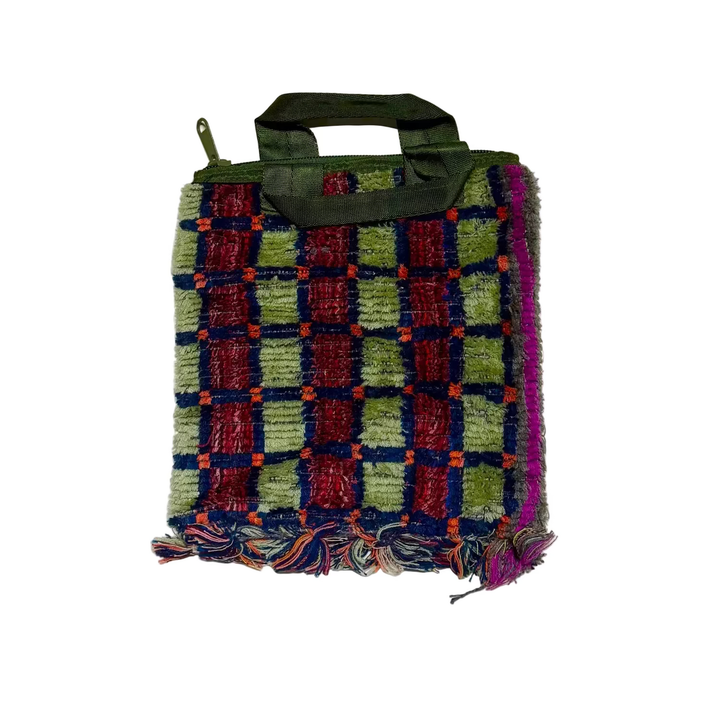 TRUCK SEAT FABRIC SMALL TOTE