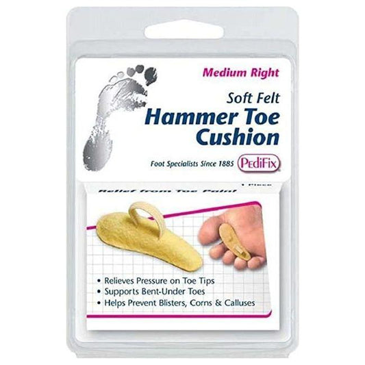 PediFix Hammer Toe Cushion Felt Medium Right 1ct