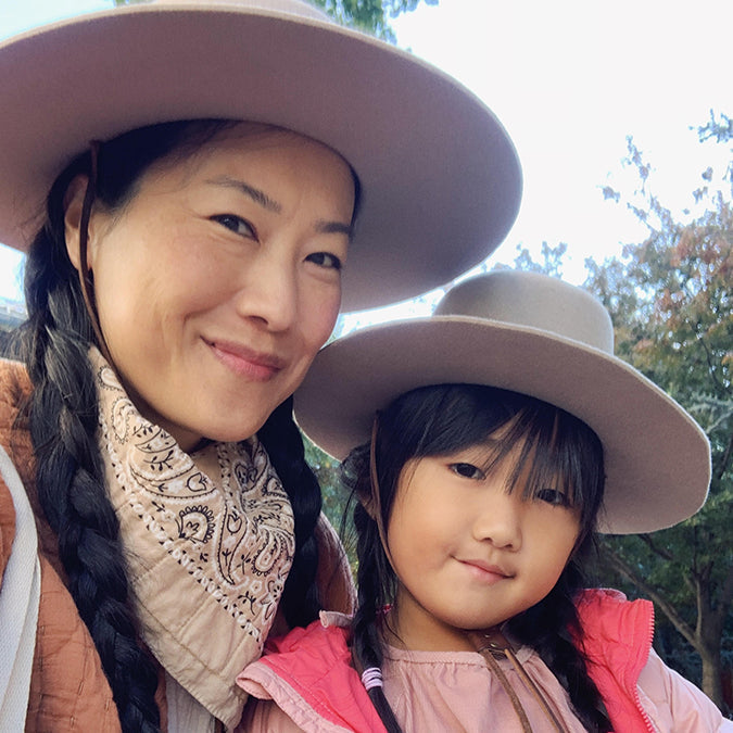 Kid's - Mini Zoila Boater Wool Hat