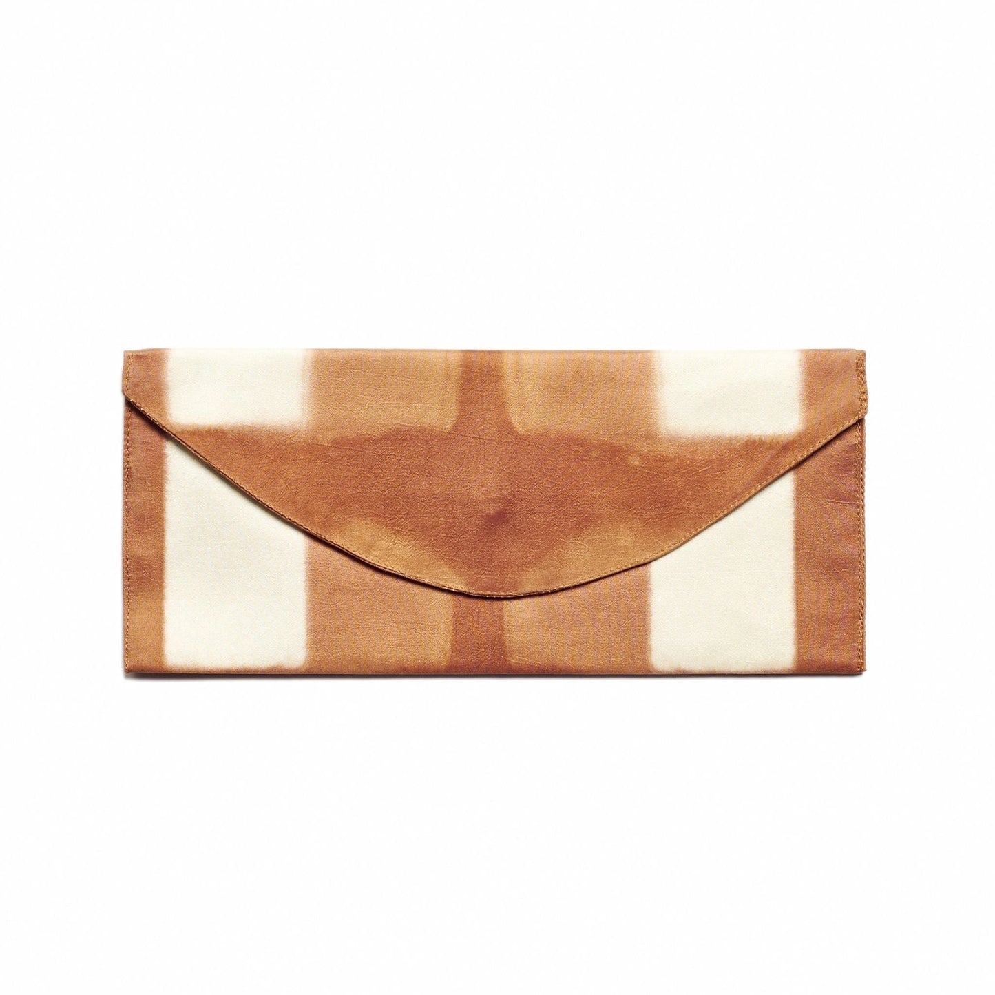 Melo Gold Mulberry Silk Shibori Hand Crafted Zero Waste Pouch - Osadia Concept Store
