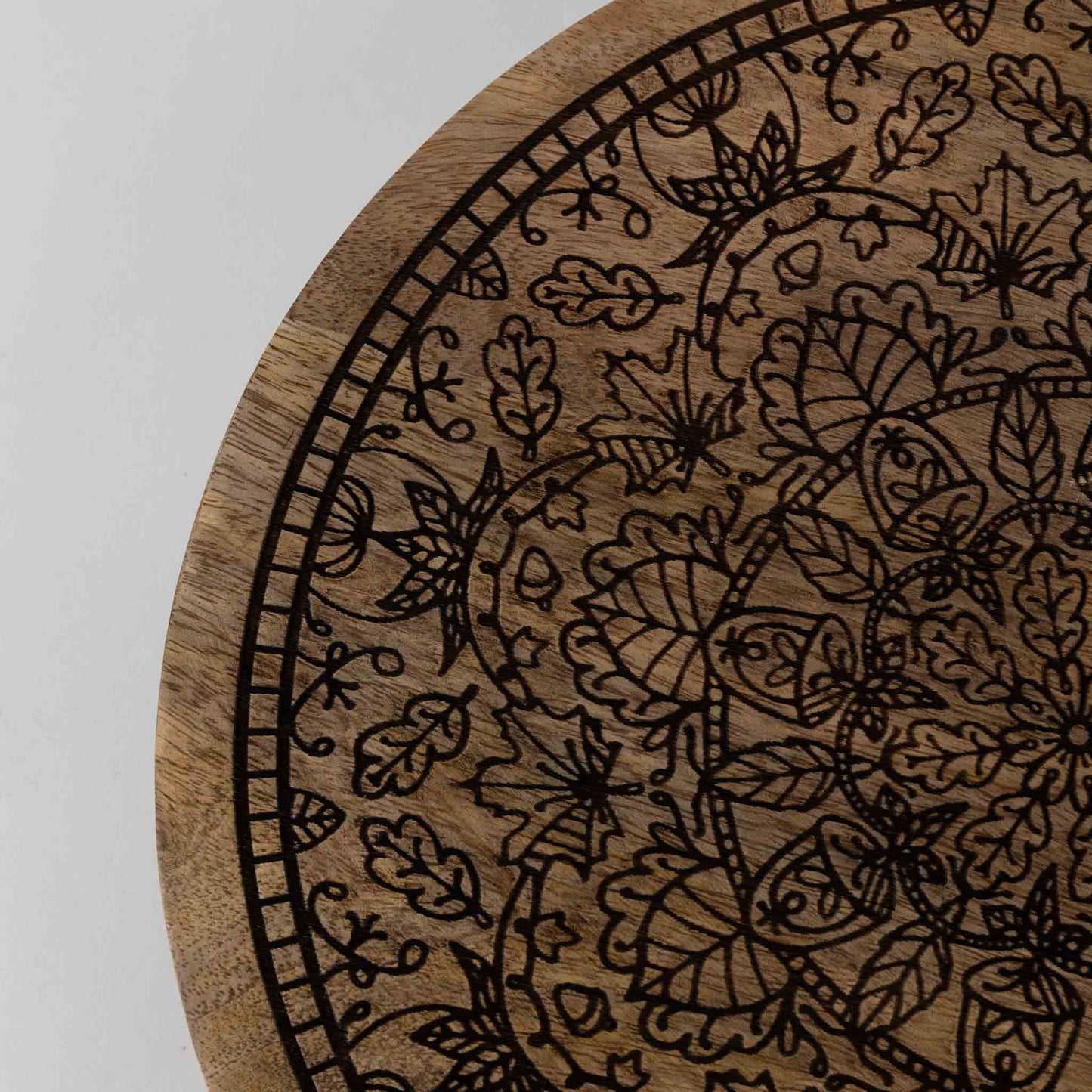 Mandala Wooden Lazy Susan
