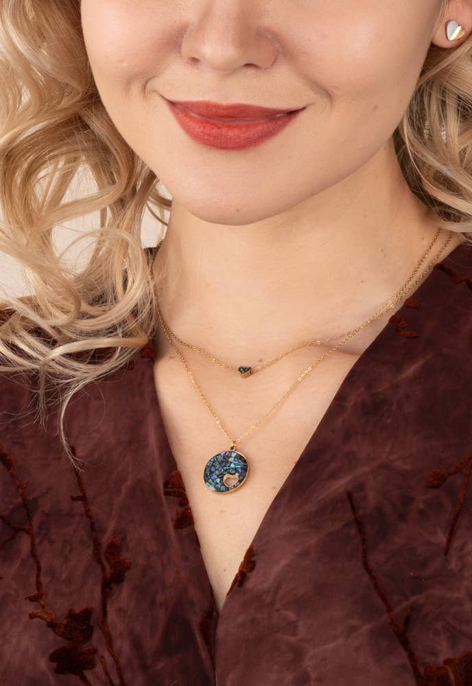 Journey Together Necklace Set in Captivating Abalone