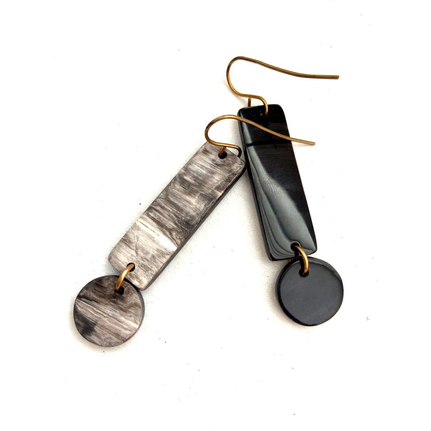 Exclamation Point Horn Earrings