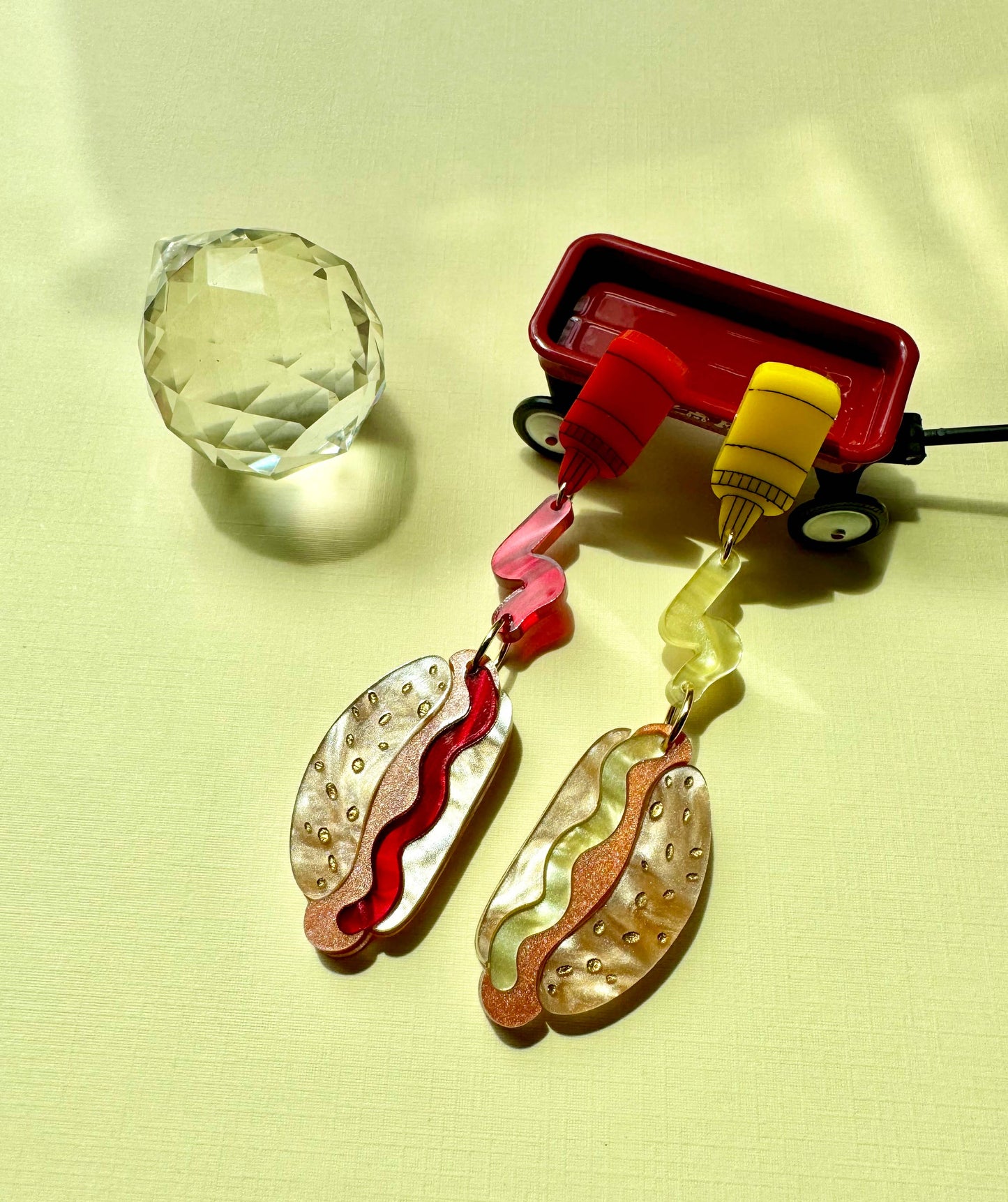 Glitter Glizzy Acrylic Earrings