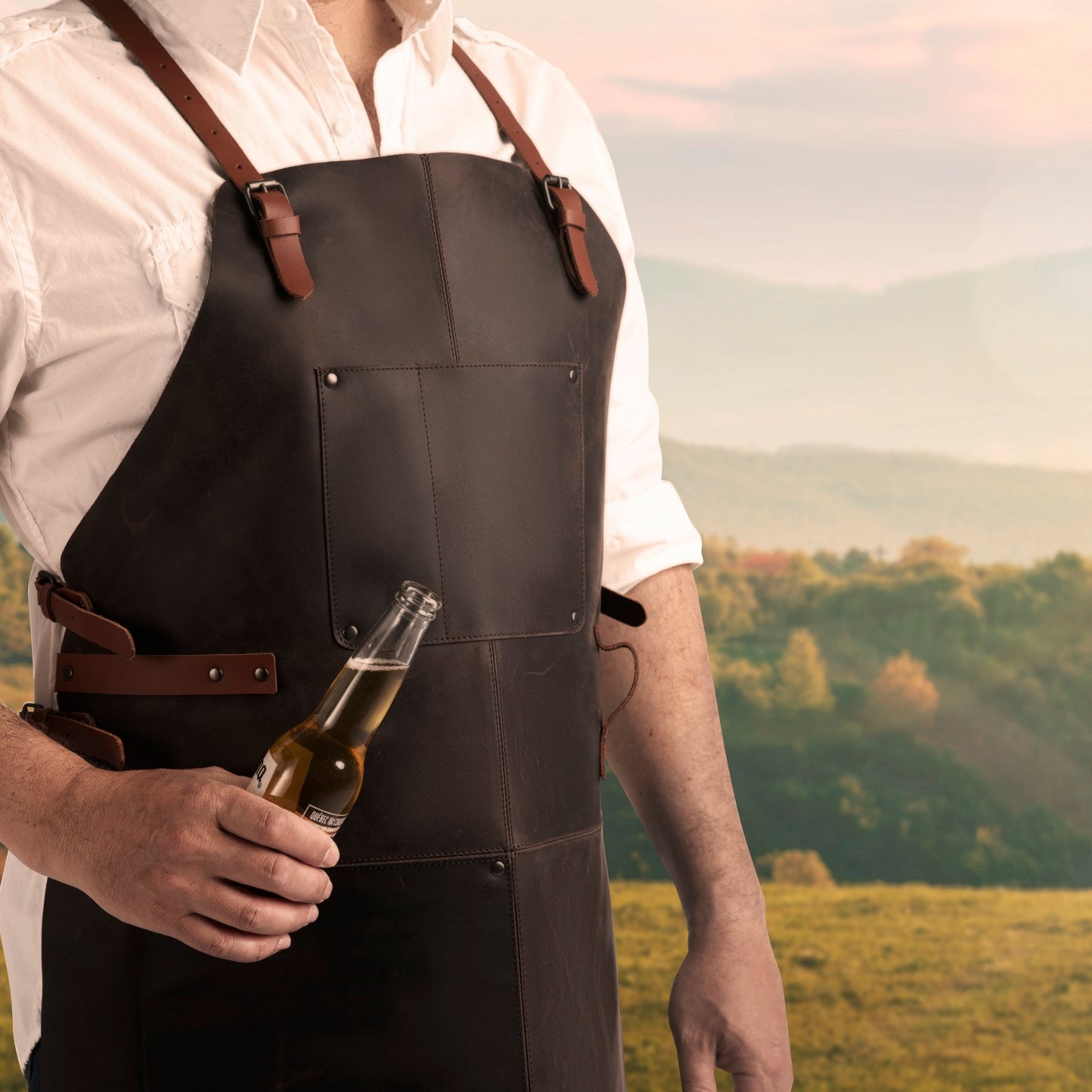Theodore Leather Premium Apron