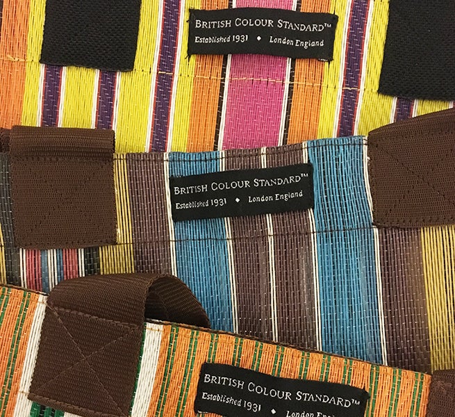 Woven Market Shopper in Neyron, Guardsman, Pearl
