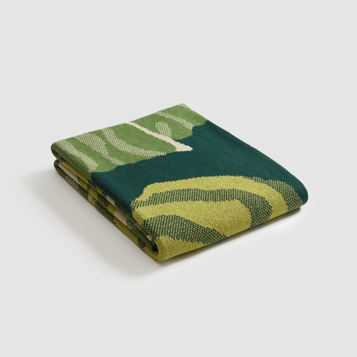 Floréal 7 by E.A. Seguy - Cotton Sustainable Knit Floral Throw Blanket