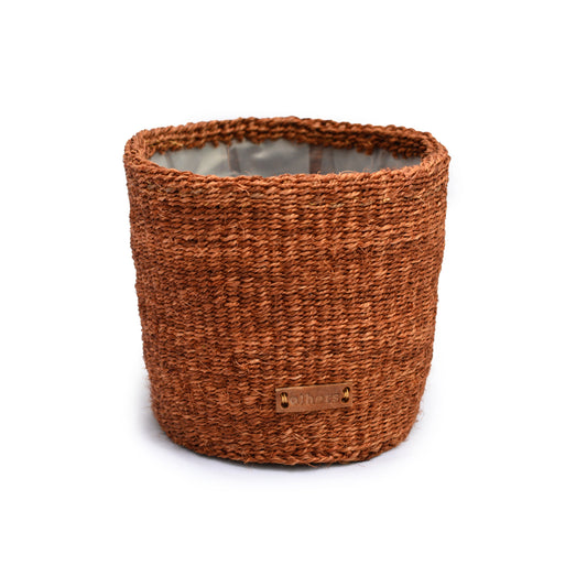 Others Brown and Red Flower Pot