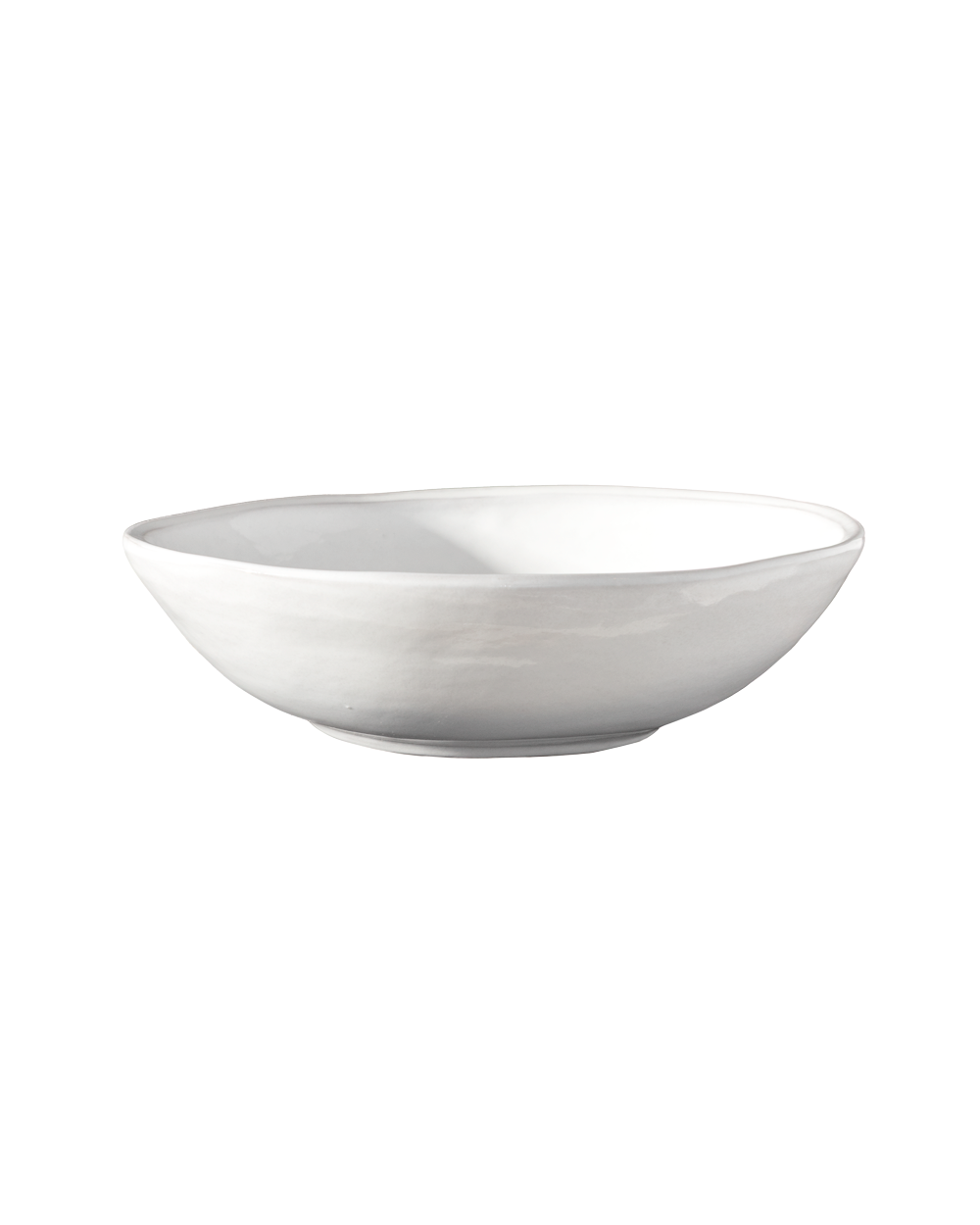 Oval Pasta Bowls in Milk White Gloss - Set of 4