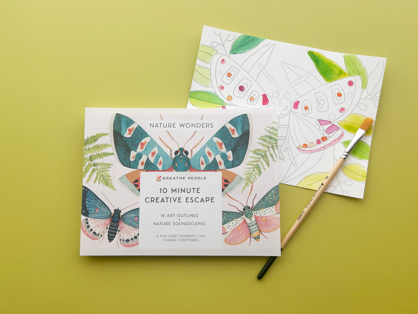 10 Minute Creative Escape Art Book — Nature Wonders
