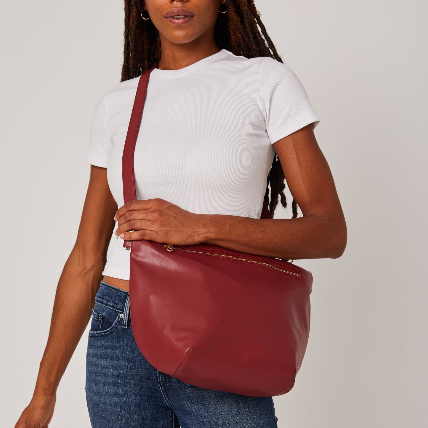 Gala Hobo Fanny Bag (Wine)