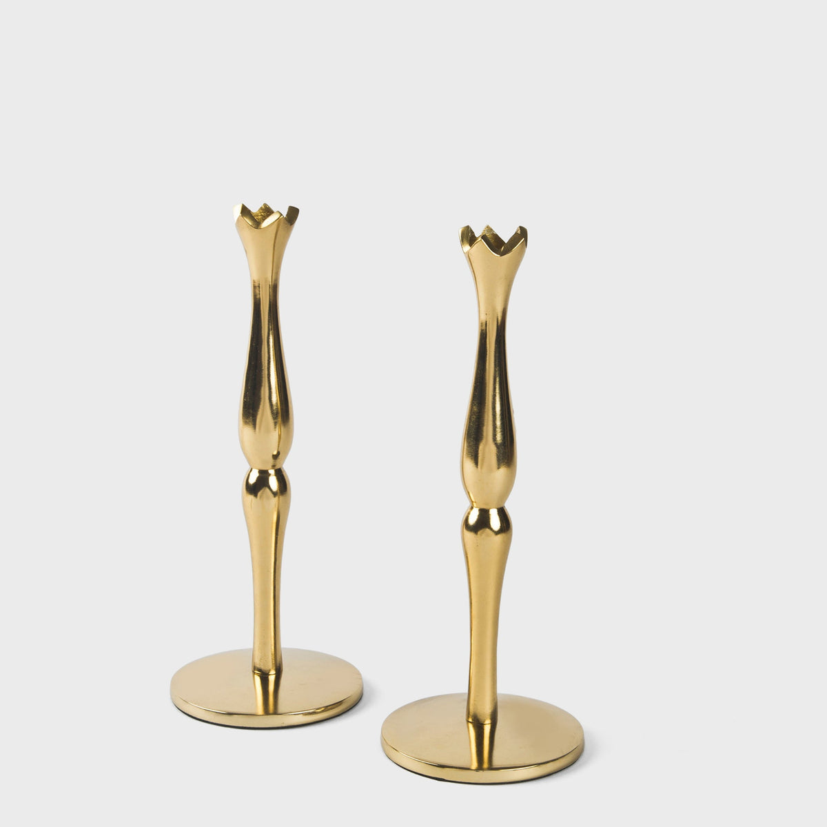 Holiday Accents Brass Candlesticks – Set of 2