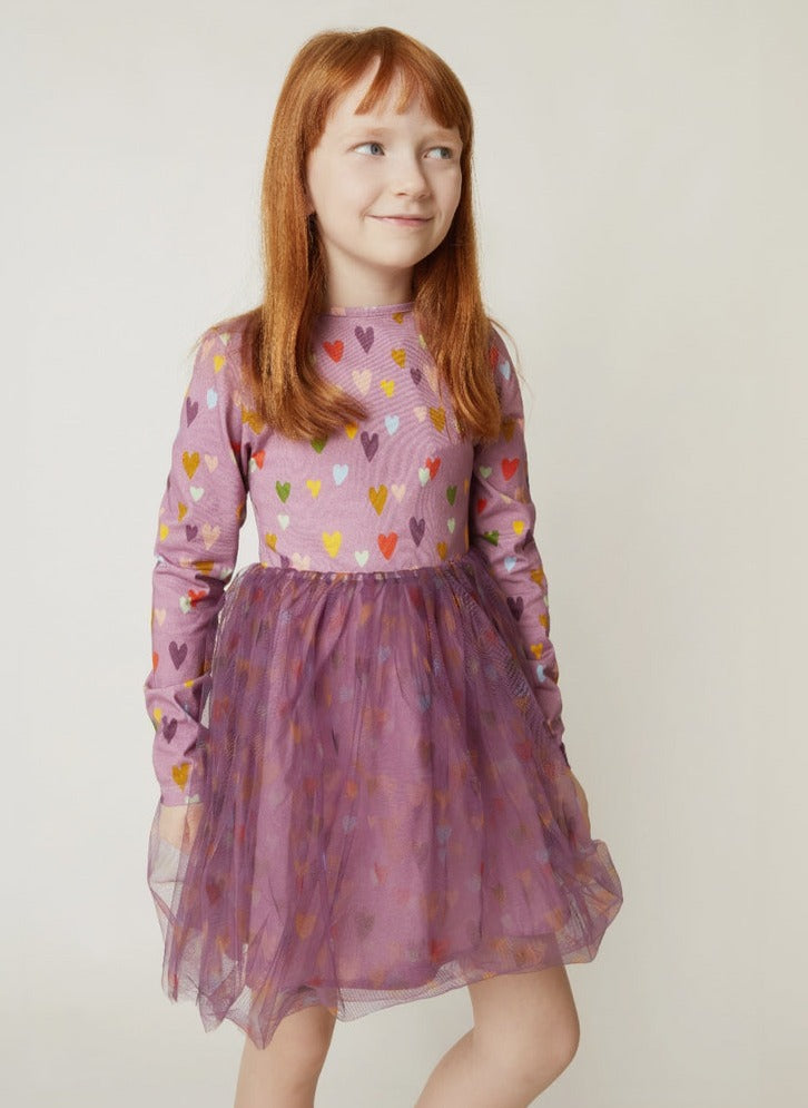 Mini Hearts Tulle Dress