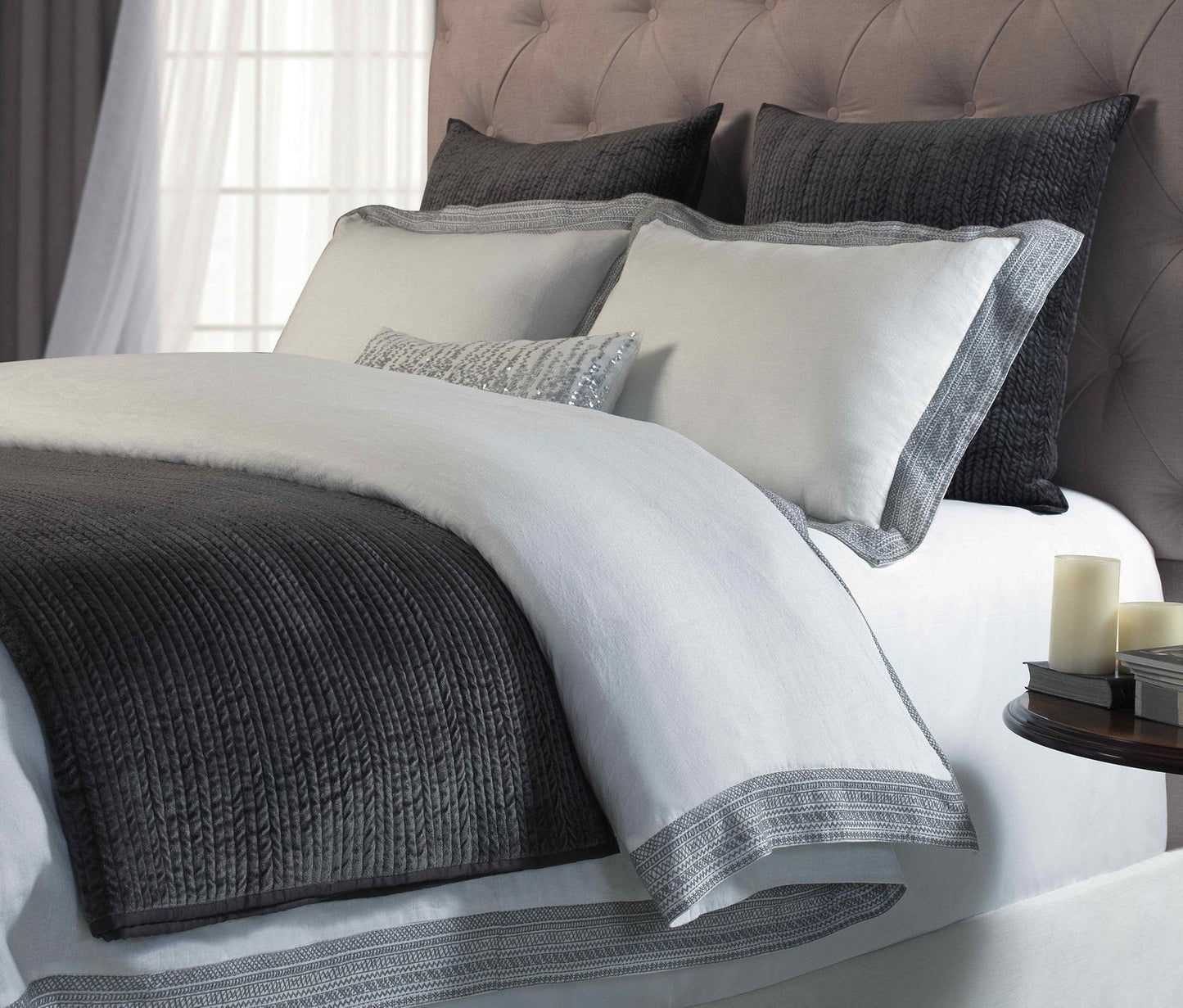 Parker European Linen Duvet Cover
