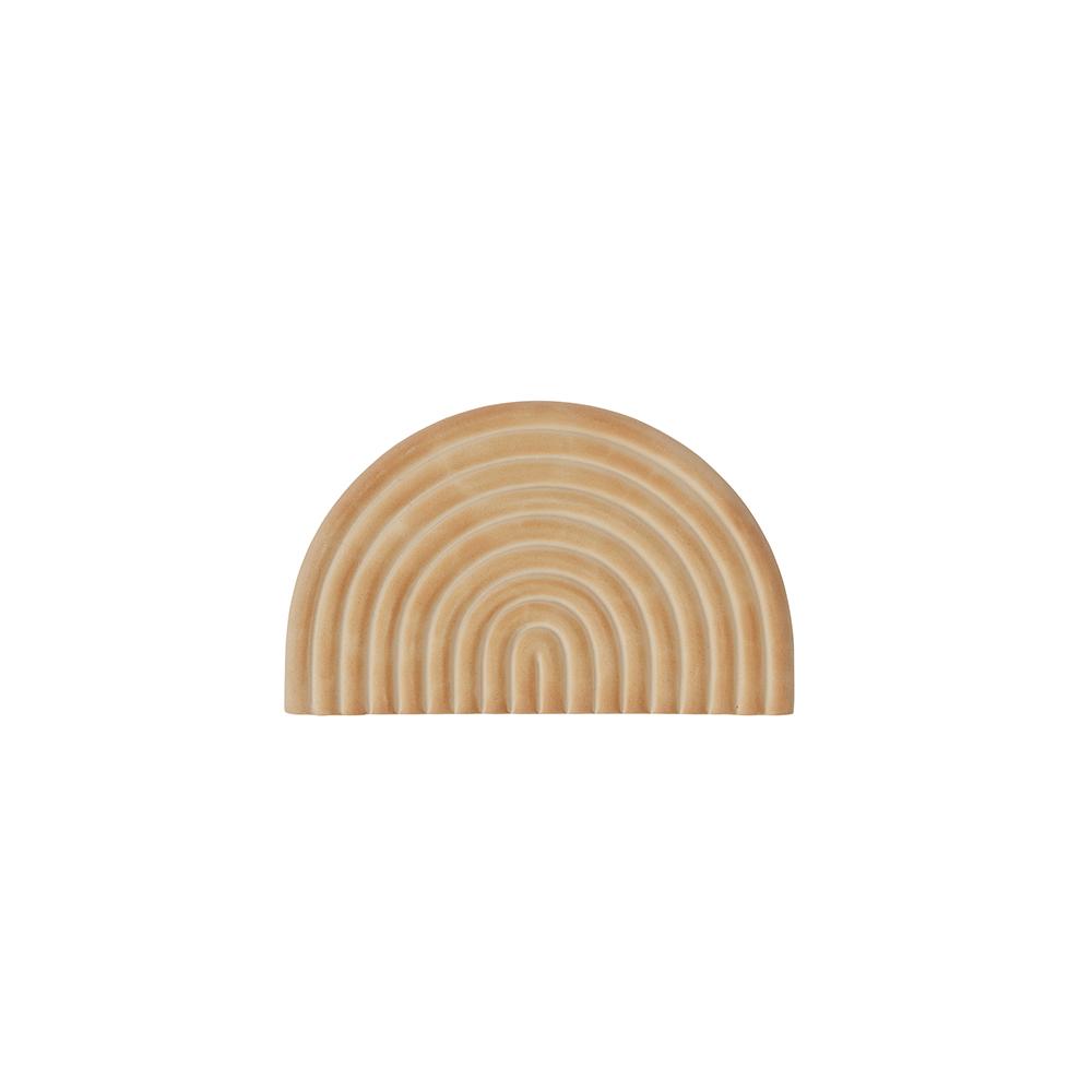 Ceramic Rainbow Tray - Beige