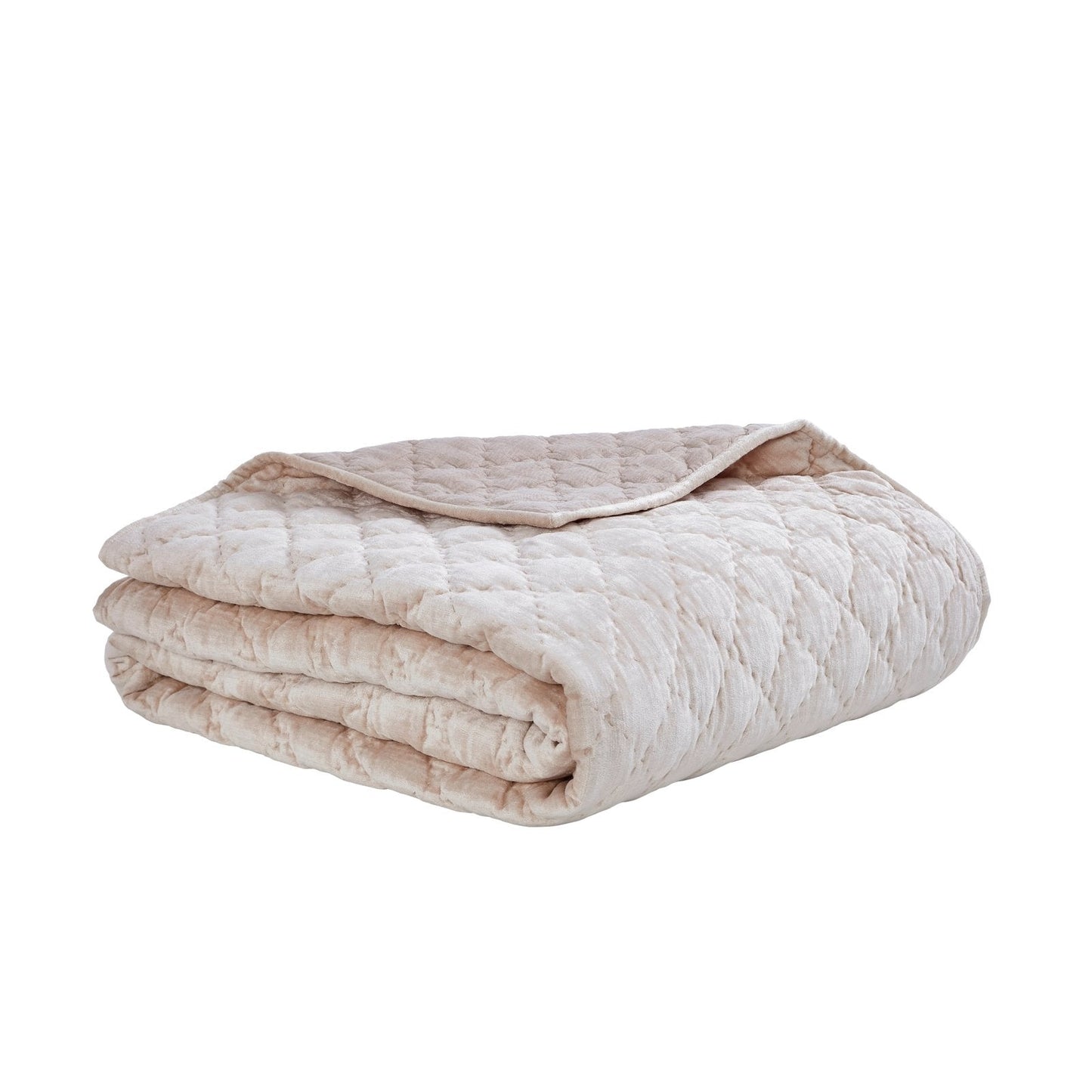 Clermont Diamond Velvet Quilt