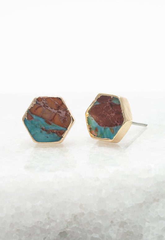 Desert Sky Studs  in Copper