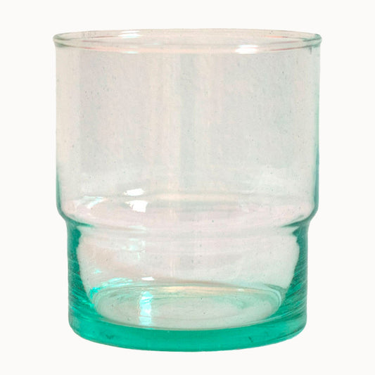 Moroccan Handblown Column Glasses | Set of Two - Osadia Concept Store