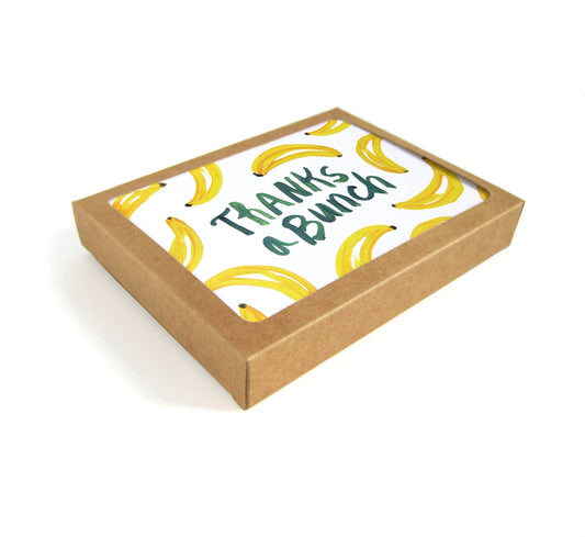 Thanks a Bunch Bananas Card - Set of 8