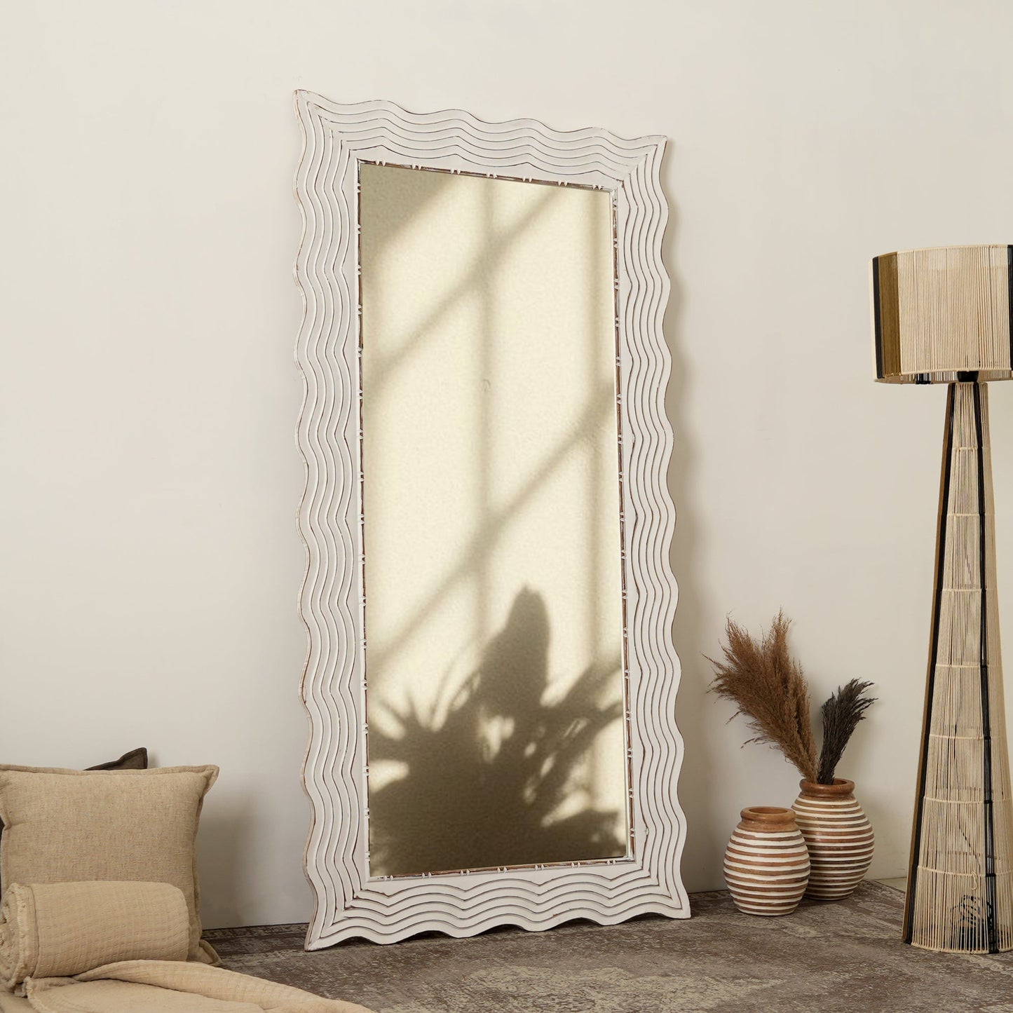 Wooden Wall Mirror